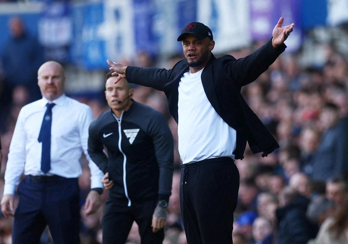 Burnley's Kompany gets touchline ban for protesting decision in Chelsea draw