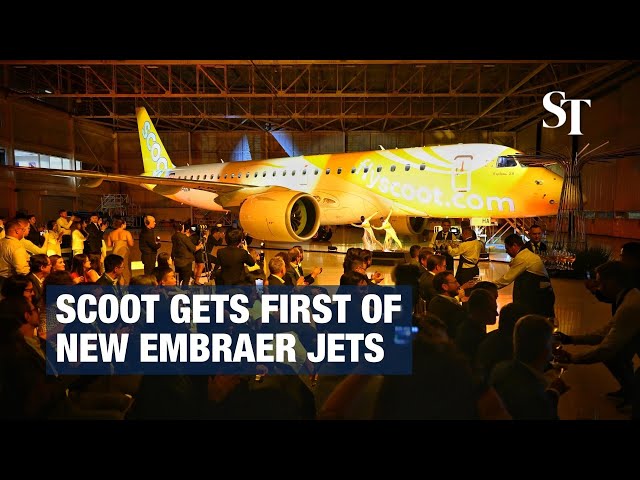 Scoot receives first jet of new Embraer fleet