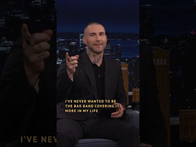 #AdamLevine reacts to a clip of #MickJagger jamming out to “Moves Like Jagger” #Maroon5 #JimmyFallon