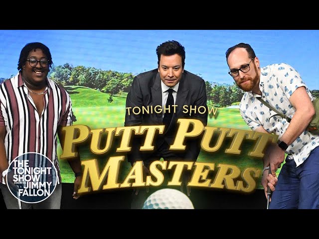 Tonight Show Putt Putt Masters | The Tonight Show Starring Jimmy Fallon