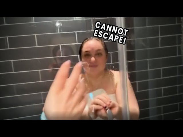 She Got Stuck Inside The Shower 😂 | CATERS CLIPS