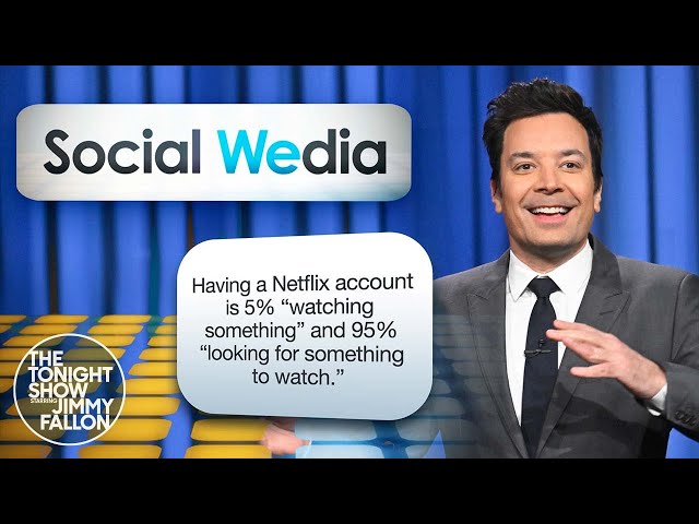 Social We-dia: Roomba, Sitcoms | The Tonight Show Starring Jimmy Fallon