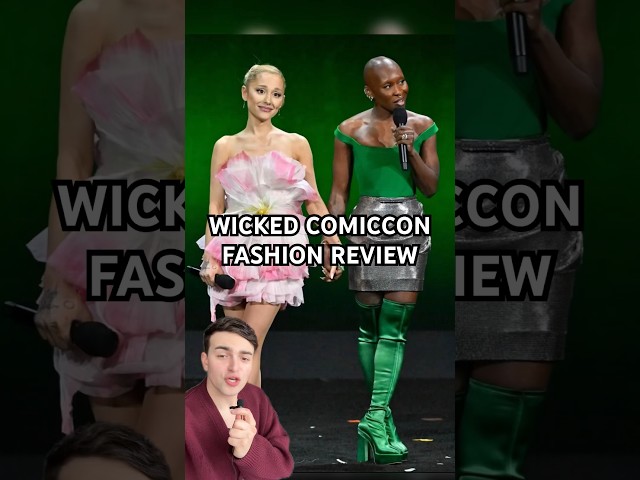 The Fashion is WICKED at Comic Con #fashion #style #wicked #ariana