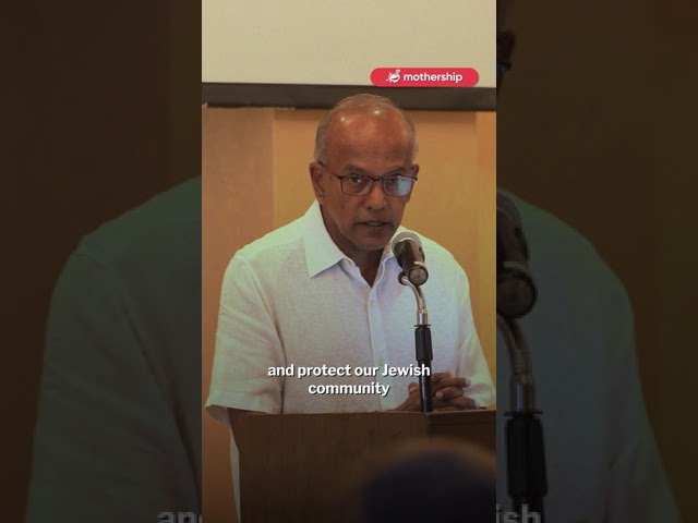 Shanmugam on protecting S’pore’s Jewish community, maintaining law & order