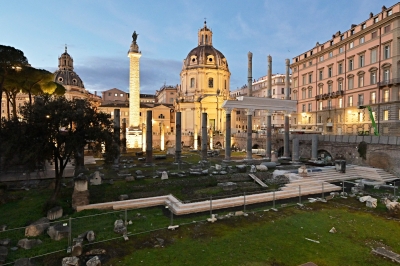 If you want to visit tourist sites on foot, Rome may be your best bet