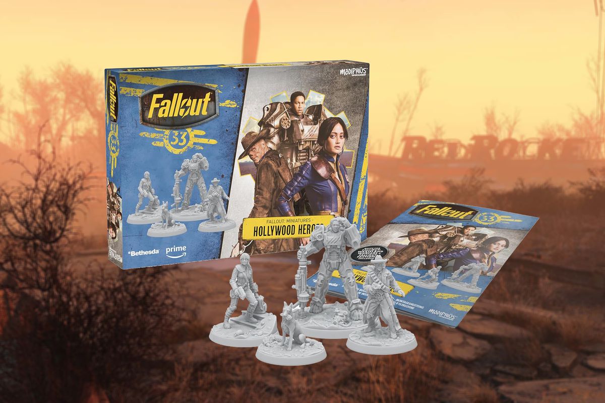The cast of the Fallout TV show comes to the Wasteland Warfare TTRPG on May 7