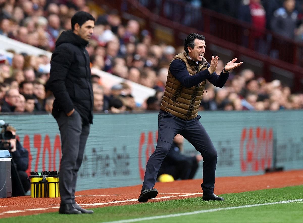 Arsenal's Arteta praises 'unbelievable' Emery before Villa clash