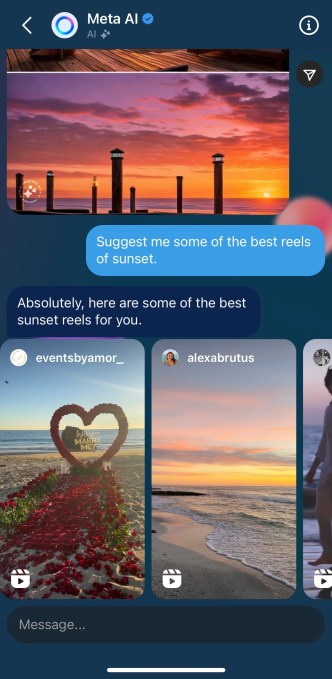 Meta is testing an AI-powered search bar in Instagram