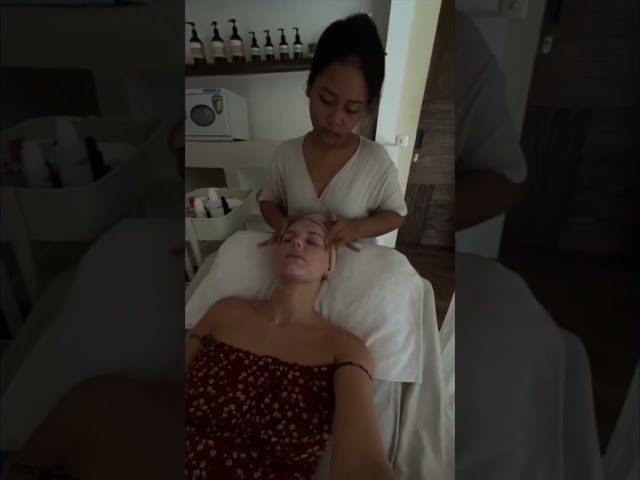 The Best Facial I’ve Ever Had In Bali #bali #facial #skincare #selfcare #shorts #vlog