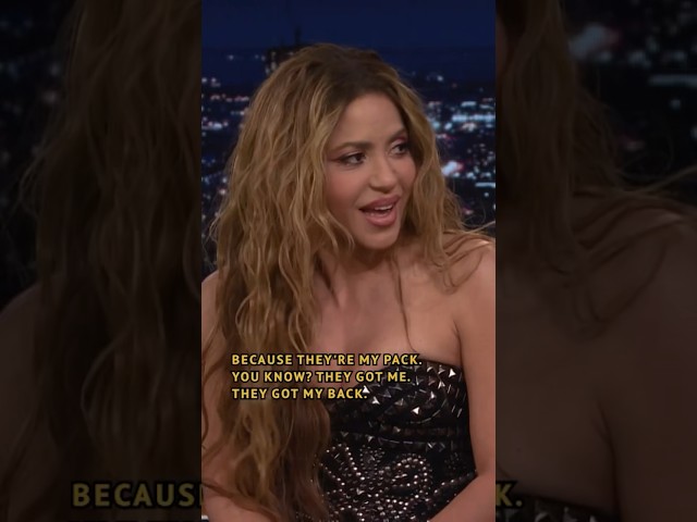 #Shakira explains where her howling originated & gives a shout-out to her pack (fans)! #JimmyFallon
