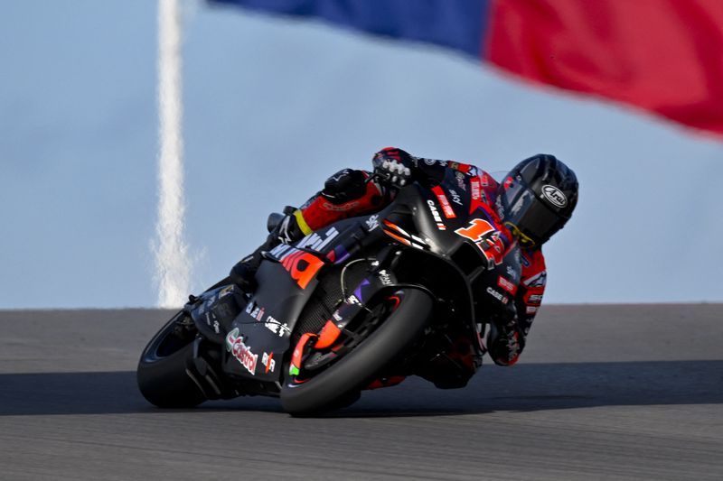 Motorcycling-Aprilia's Vinales claims sprint win at GP of the Americas