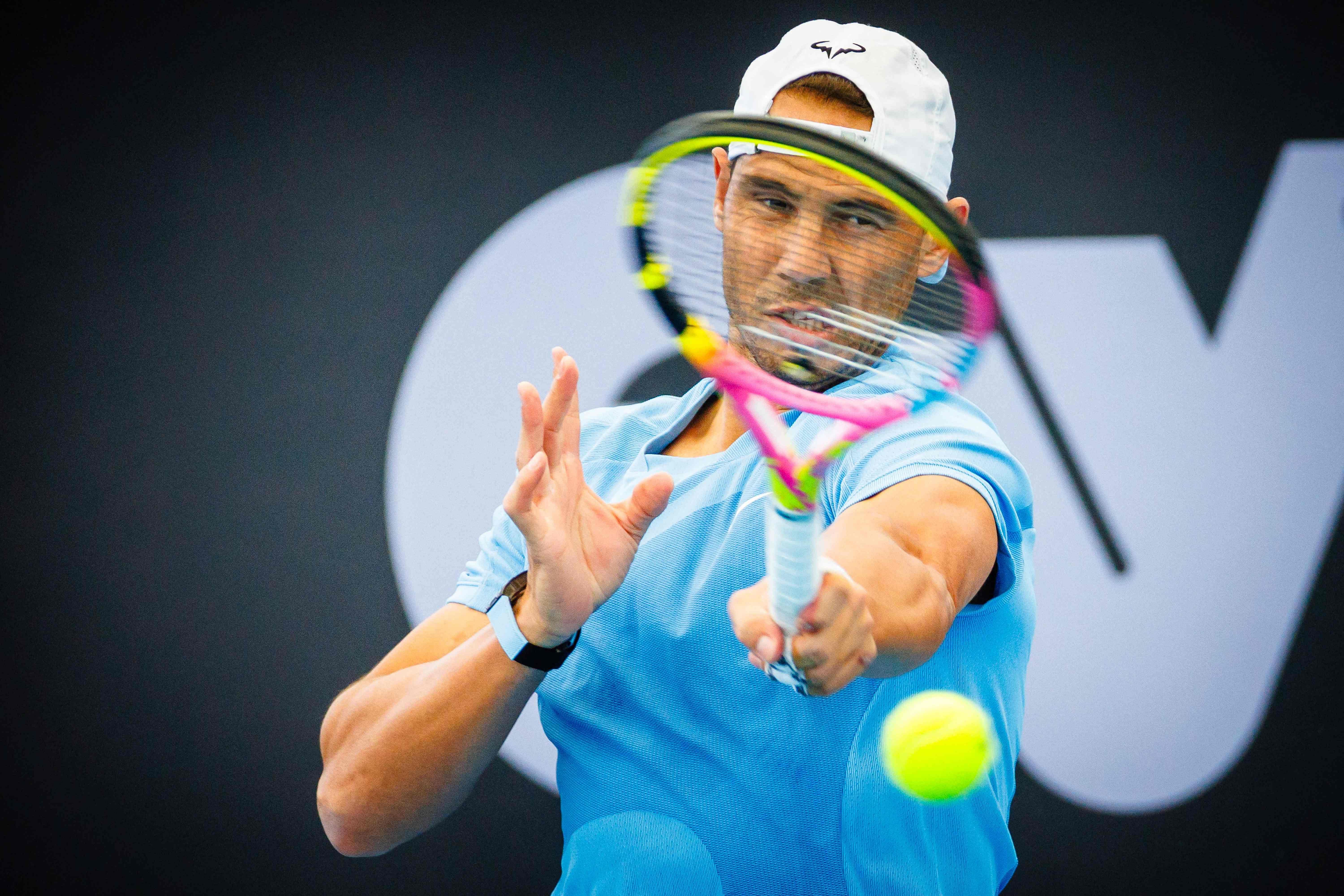 ‘It’s a joy’: Rafael Nadal returns to tennis action in Barcelona