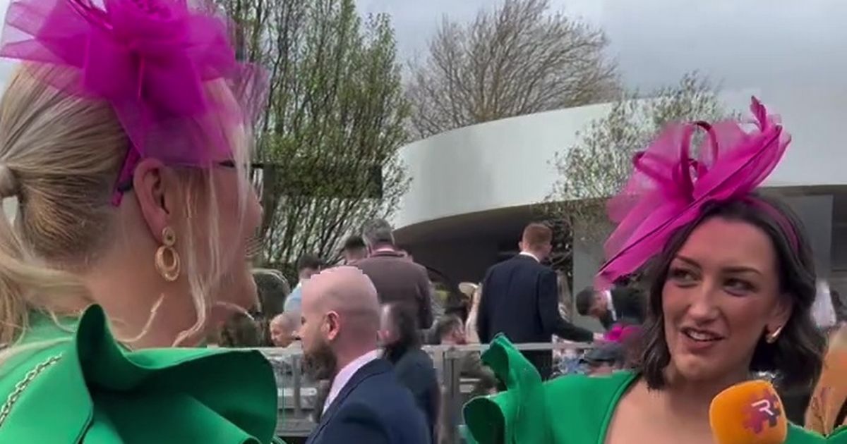 Strangers gobsmacked as they come to Grand National in same exact outfits - including accessories