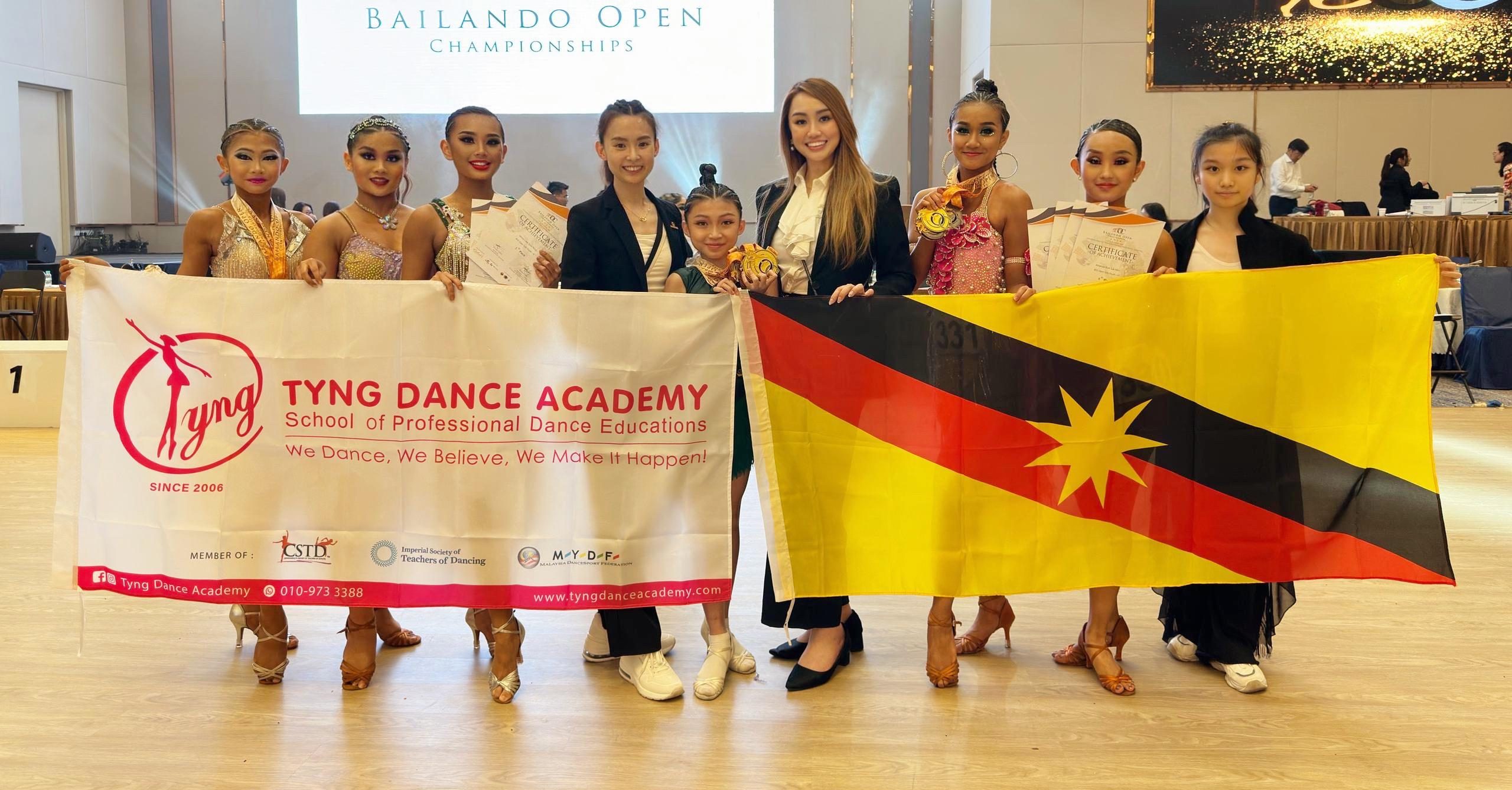 Sarawak dancers shine at Bailando Open Championships 2024
