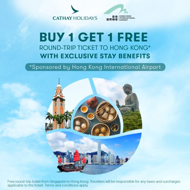 Cathay Pacific has Buy 1 Get 1 FREE All-In Flight & Hotel Packages to Hong Kong when you book by Jun 30