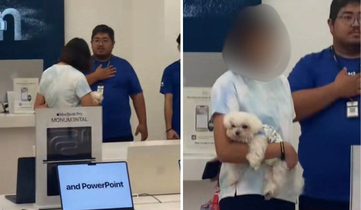 [Watch] Woman With Dog Argues When Told “No Pets Allowed” At Machines Store