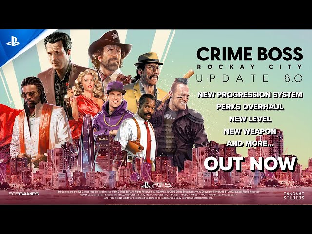 Crime Boss Rockay City - Update 8 Trailer | PS5 Games
