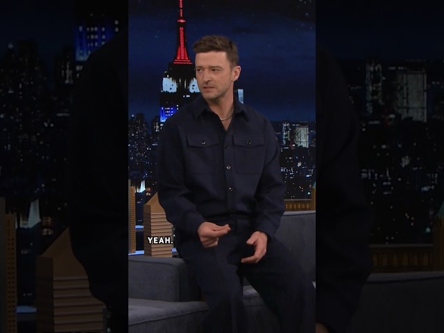#JustinTimberlake performs an impromptu thank you song for the audience! #JimmyFallon