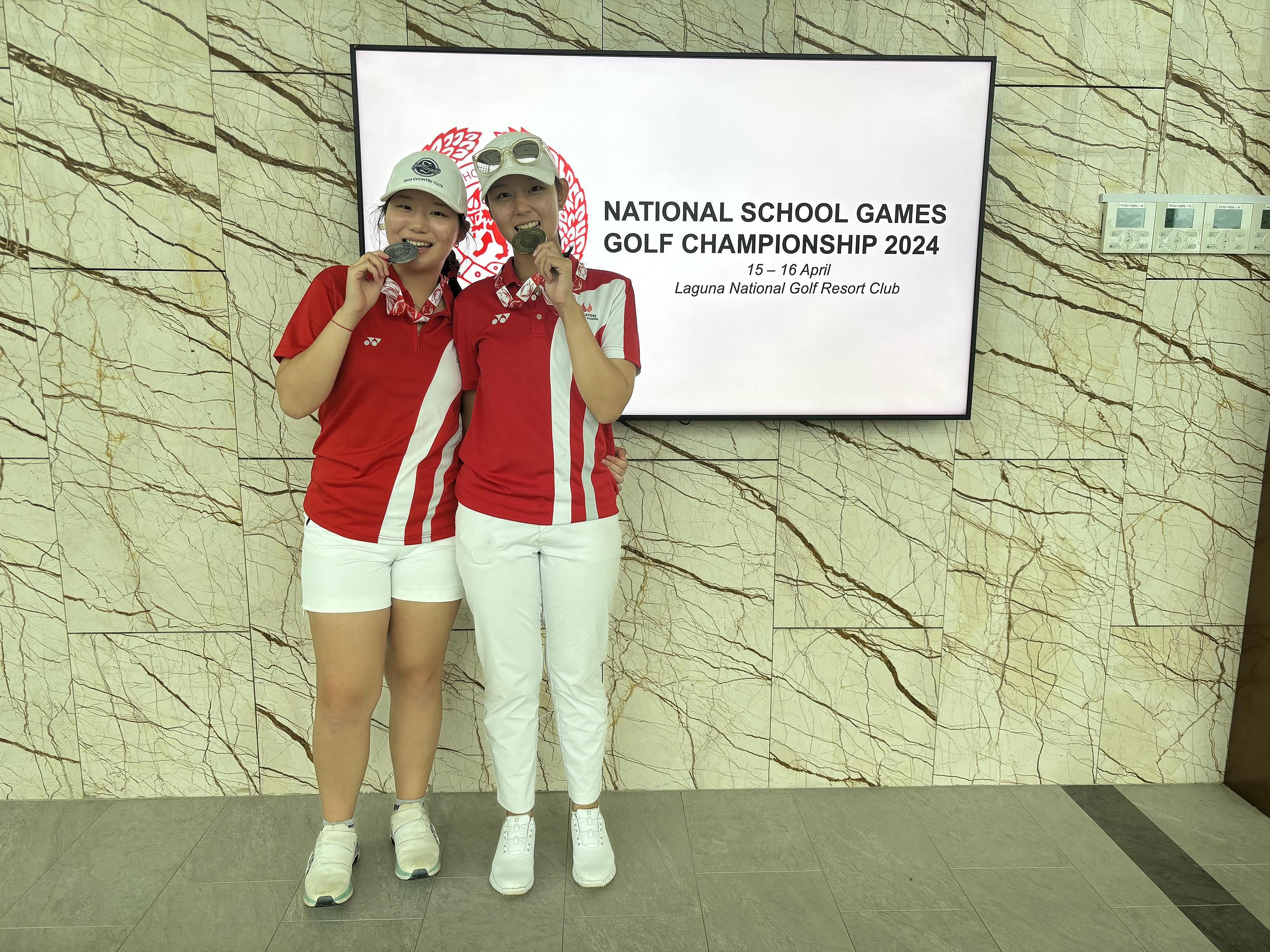 Inclement weather denies Ng sisters final day shoot-out at National School Games Golf Championships