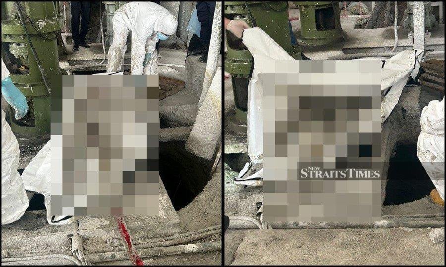 Decapitated, mutilated body found in Shah Alam factory's cement mixer