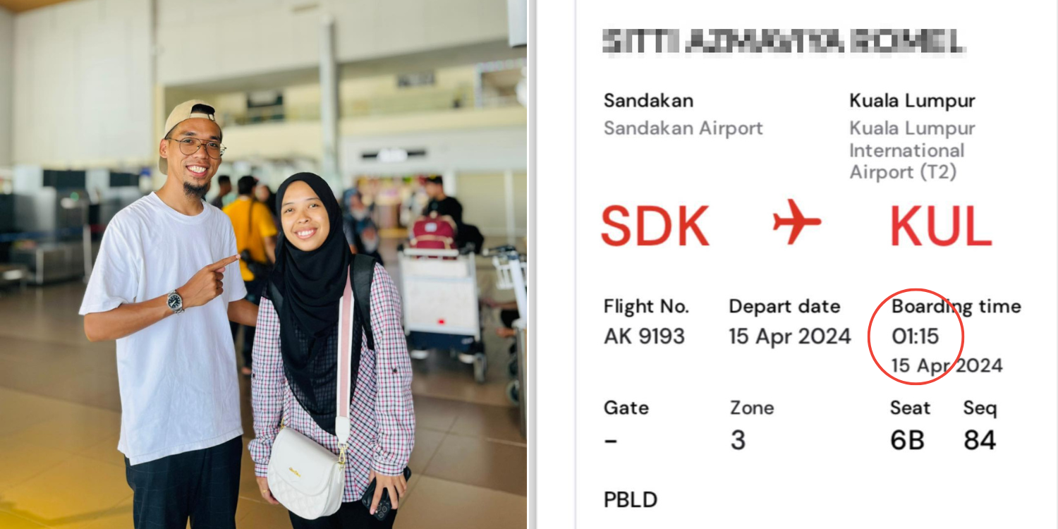 M’sian woman misses flight after mistaking 01:15 boarding time on plane ticket for 1.15Pm