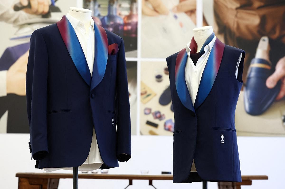 Designer Berluti reveals opening ceremony tuxedo for French athletes