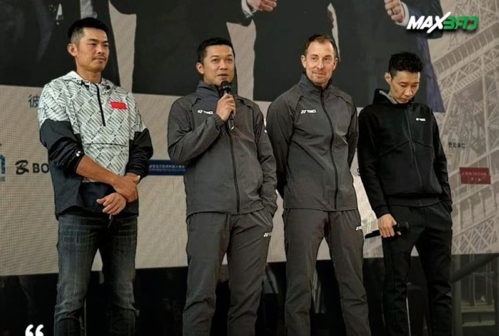 Malaysia’s Chong Wei among badminton legends at Eiffel Tower to mark 100-day countdown to Paris Olympics 2024