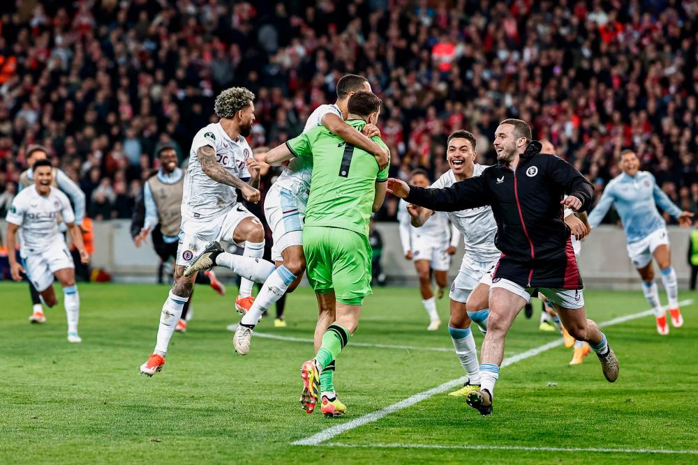 Aston Villa edge Lille on penalties to reach Conference League semis