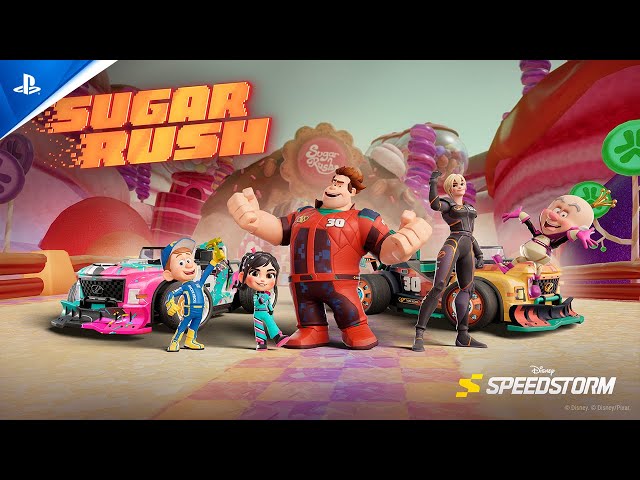 Disney Speedstorm - “Sugar Rush” Season 7 Trailer | PS5 & PS4 Games