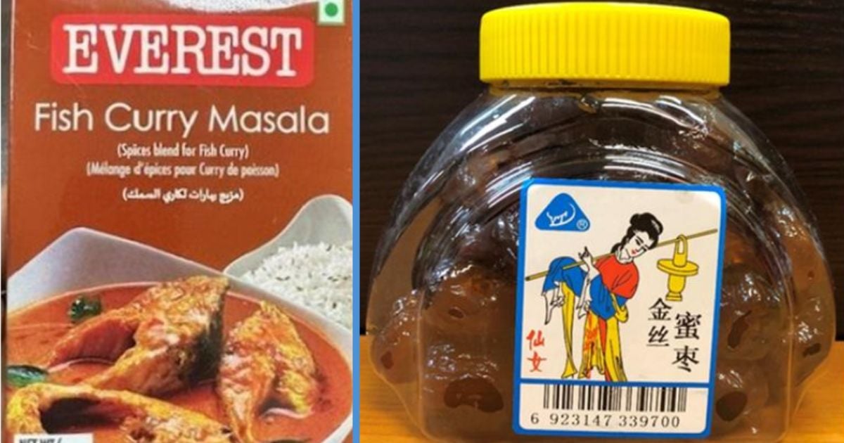 SFA Recalled Fish Curry Product from India & Honey Dates From China