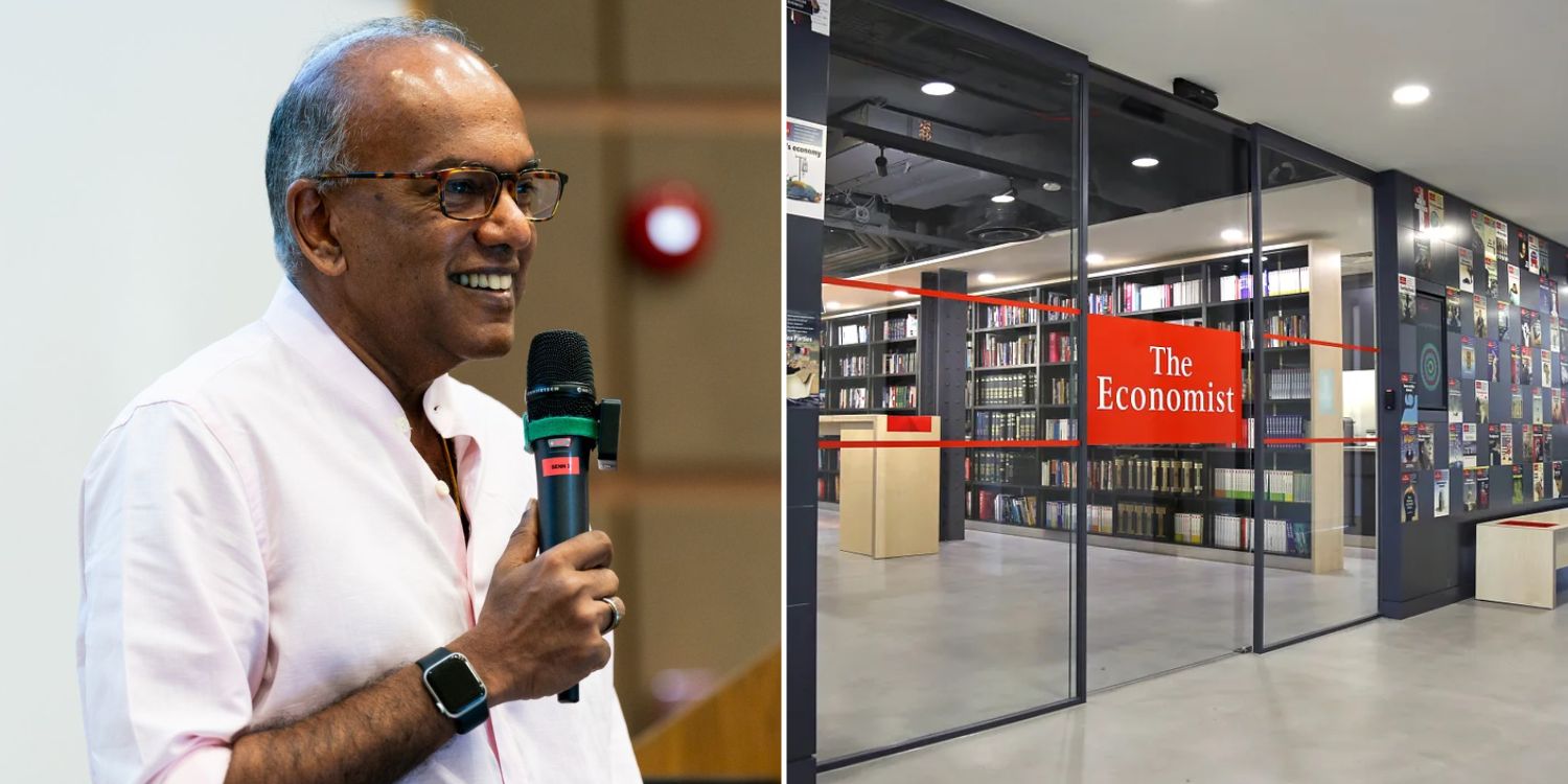 Shanmugam says s’pore is ‘doing better’ than UK in response to the economist article