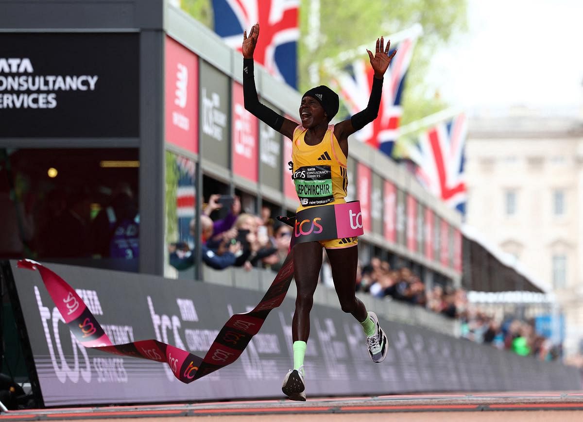 Peres Jepchirchir crushes women’s-only world record in winning London Marathon