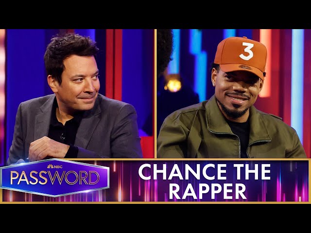 Chance the Rapper Shoots the Moon! | Password Starring Jimmy Fallon