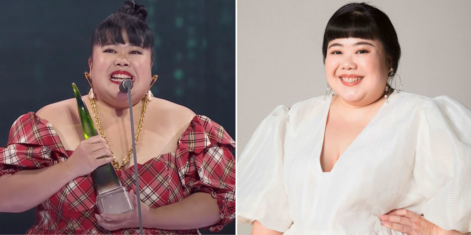 ‘It’s not easy being a plus-sized female artiste’: xixi lim gives emotional speech after winning 1st star awards trophy