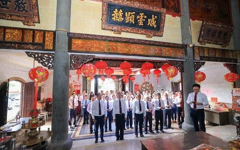 白氏公会“家庙“九仙宫 开放参拜不限姓氏籍贯