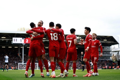 Liverpool bounce back to keep title bid alive, Forest fume after Everton defeat