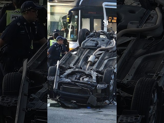 6-vehicle accident in Tampines