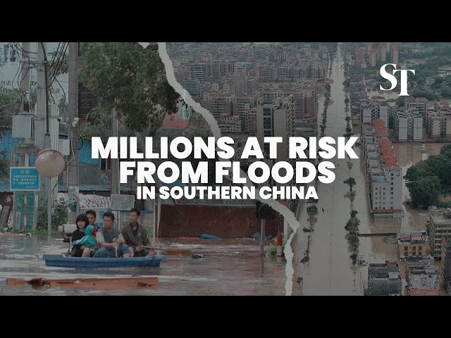 Heavy rain and severe flooding in Southern China puts millions at risk