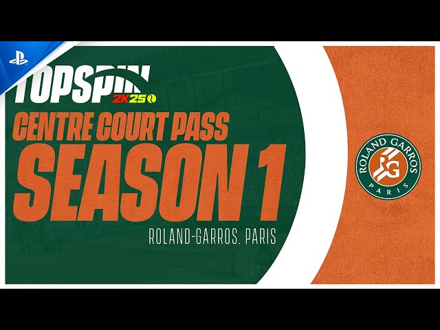 TopSpin 2K25 - Centre Court Pass Season 1 Trailer | PS5 & PS4 Games