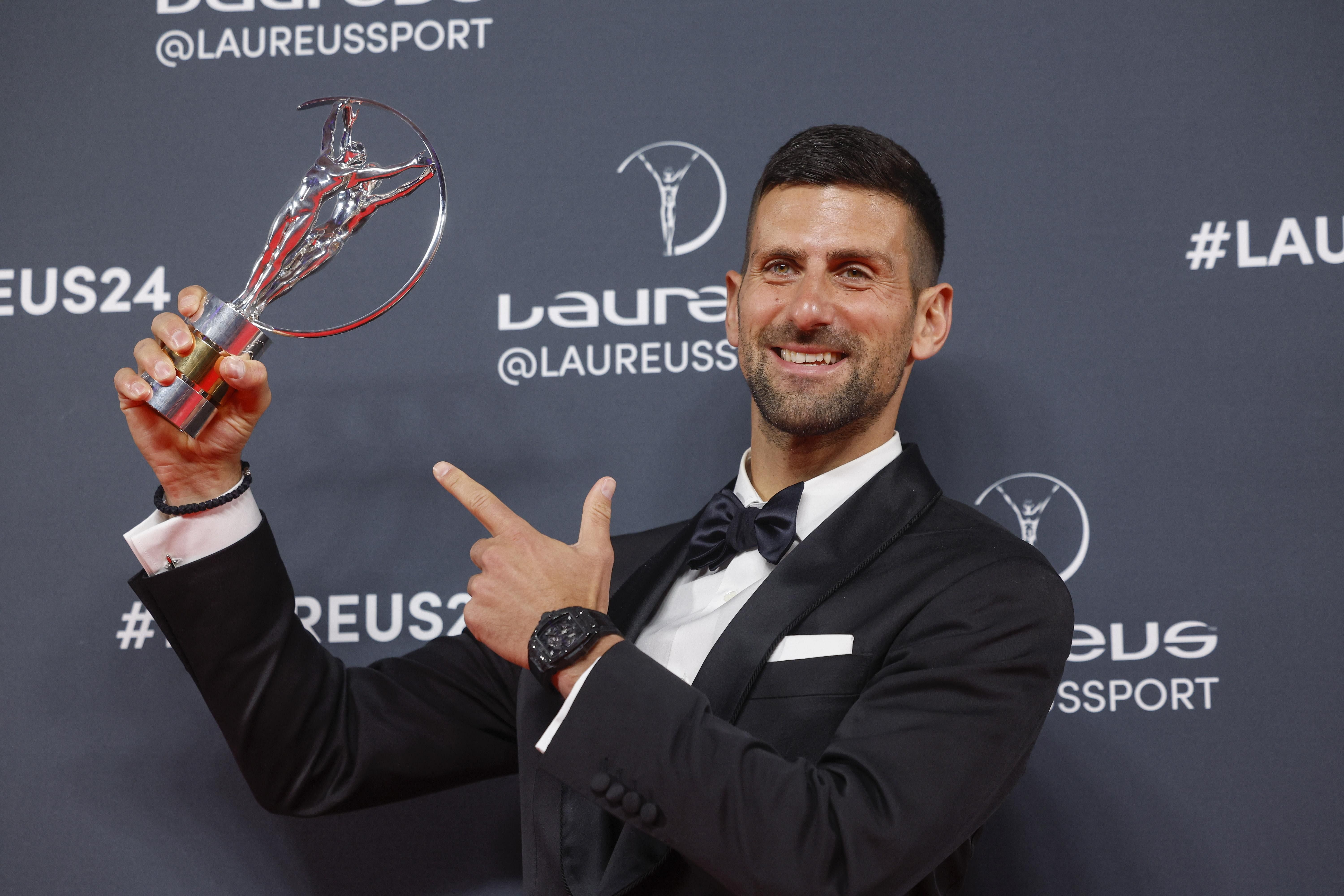 Aitana Bonmati, Novak Djokovic crowned at Laureus Awards