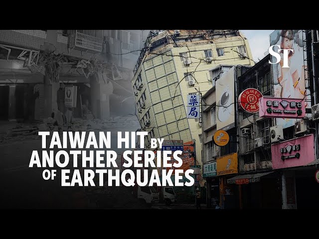 Taiwan hit again by a series of earthquakes on April 23