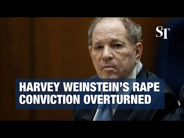 Harvey Weinstein's New York rape conviction overturned
