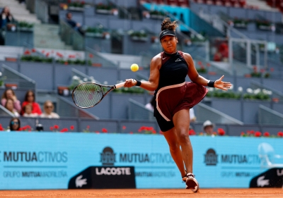 Osaka stumbles against Samsonova in Madrid Open