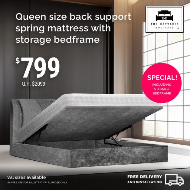The Mattress Boutique offers lots of Premium Mattresses from S$199 in Mother’s Day Sale this May 2024