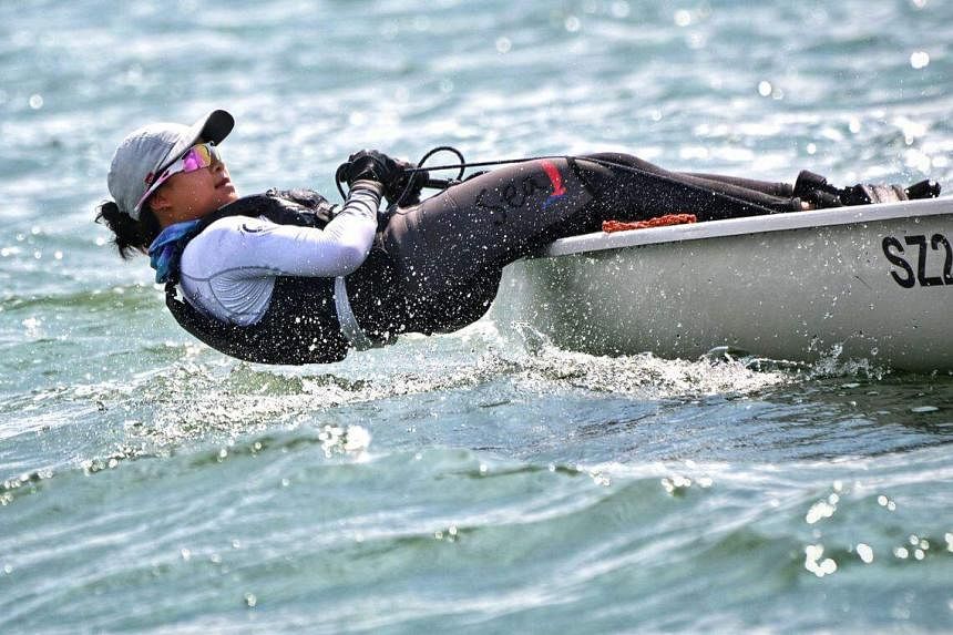 Stepping up no problem for sailor Ashlea Tham, who clinches C Div girls’ sailing title