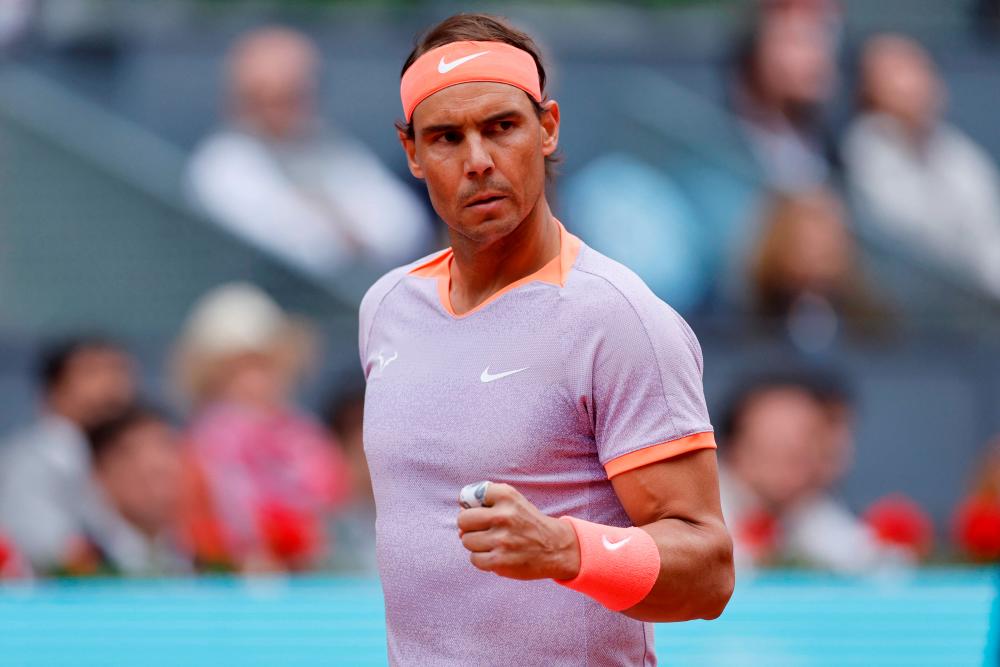 Nadal progresses in Madrid to set up De Minaur rematch in Madrid open