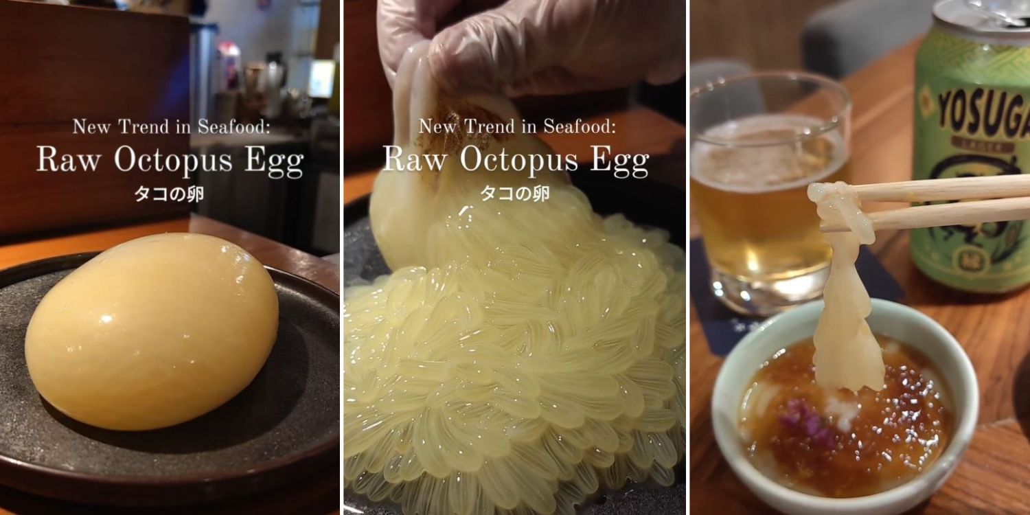 Restaurant in s’pore adds raw octopus eggs to menu, receives backlash
