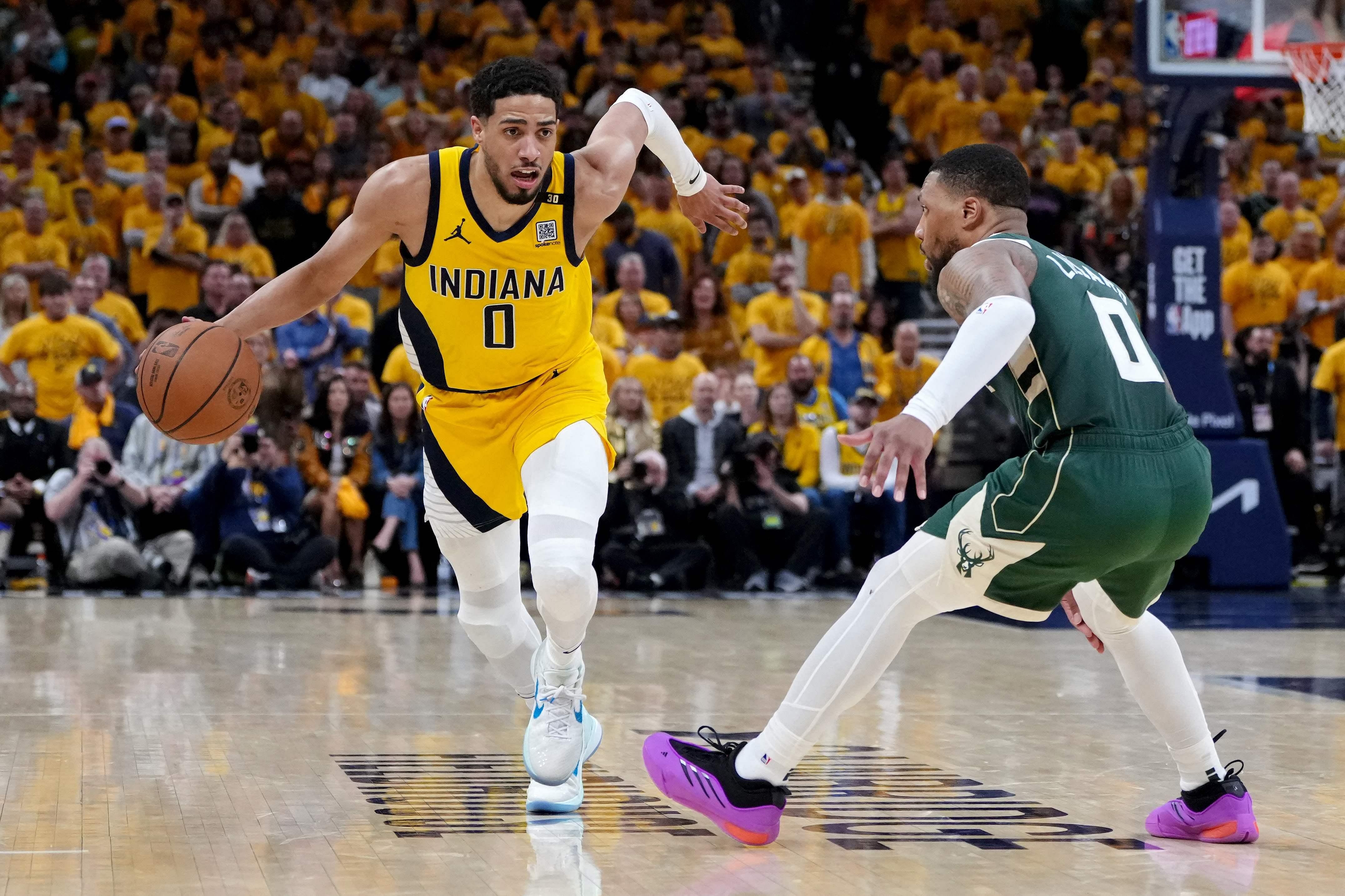 Tyrese Haliburton hits winner as Indiana Pacers hold off Milwaukee Bucks in overtime