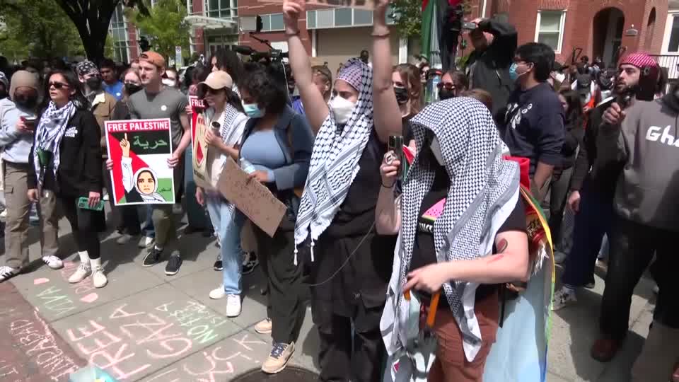 Pro-palestinian protests embroil gw university