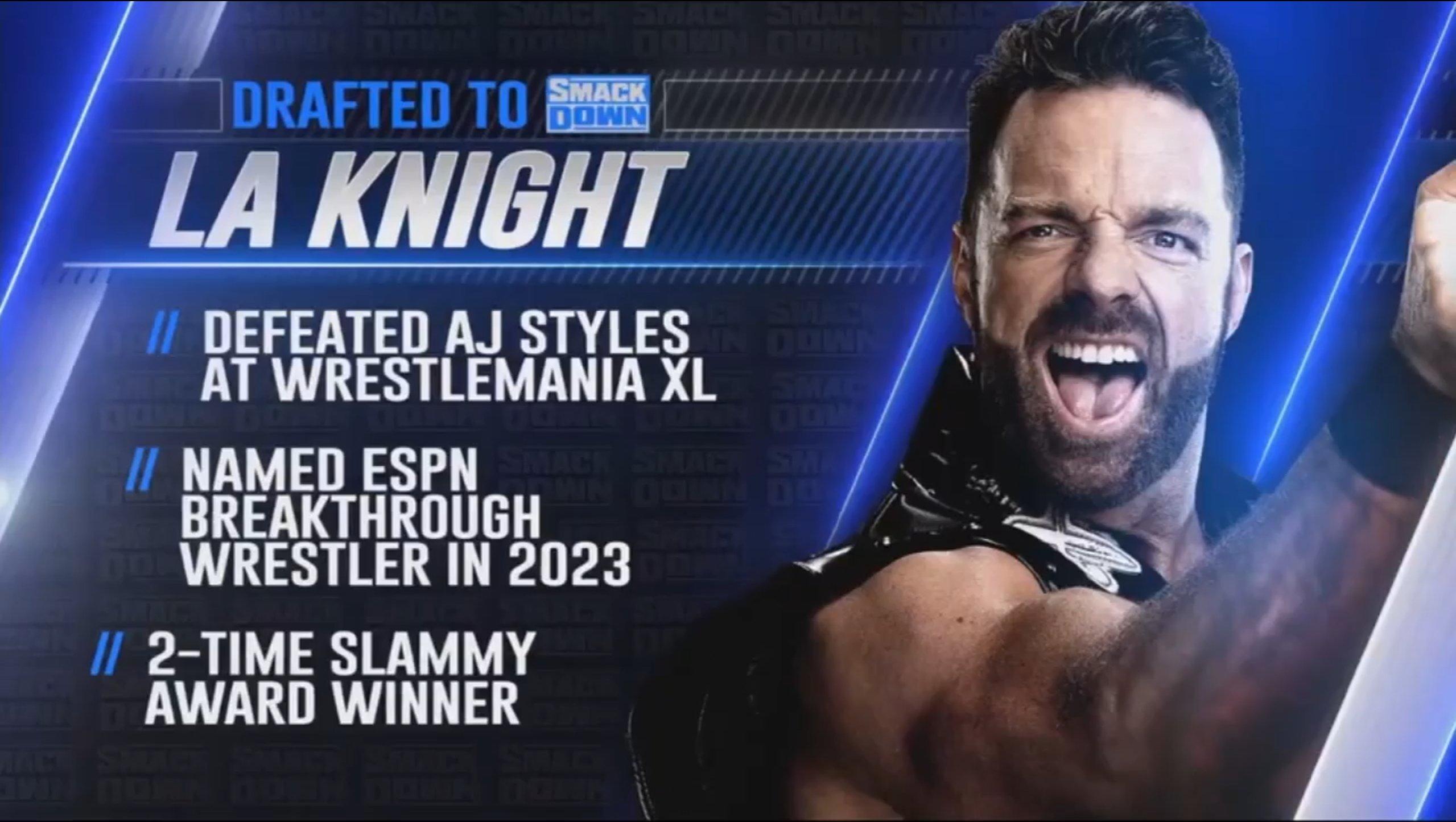 WWE Draft: LA Knight Remains on SmackDown